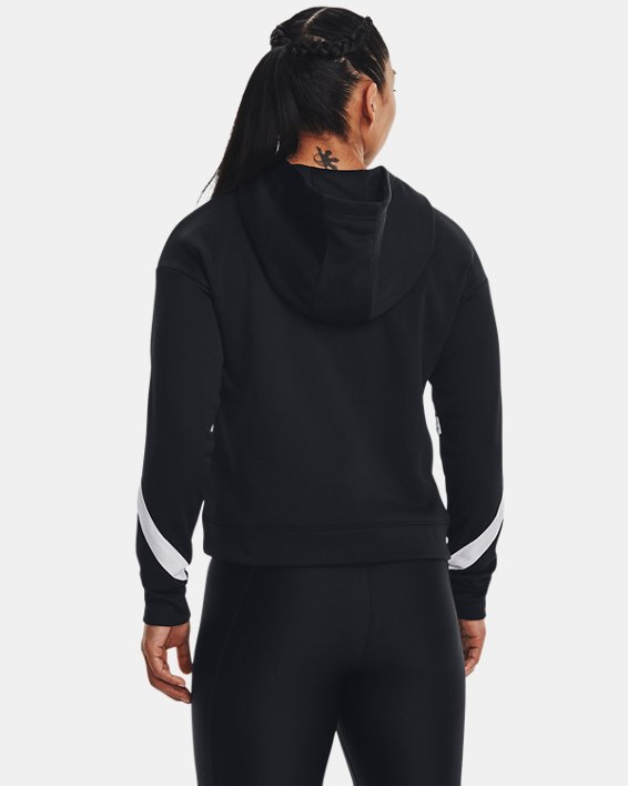 Women's UA Storm Armour Fleece® Hoodie, Black, pdpMainDesktop image number 1
